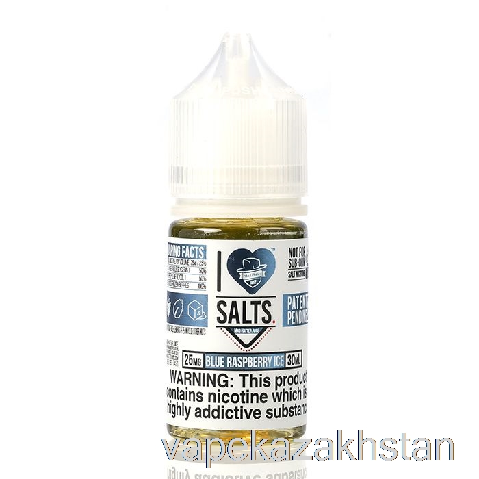 Vape Smoke Blue Raspberry ICE - I Love Salts - 30mL 50mg